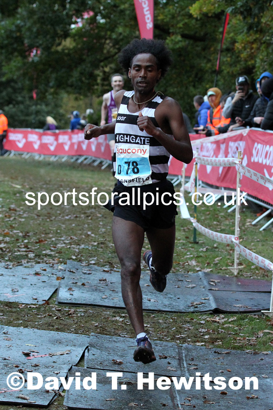Senior mens 2021 National Cross Country Relays, Berry Hill Park, Mansfield. Photo: David T. Hewitson/Sports for All Pics